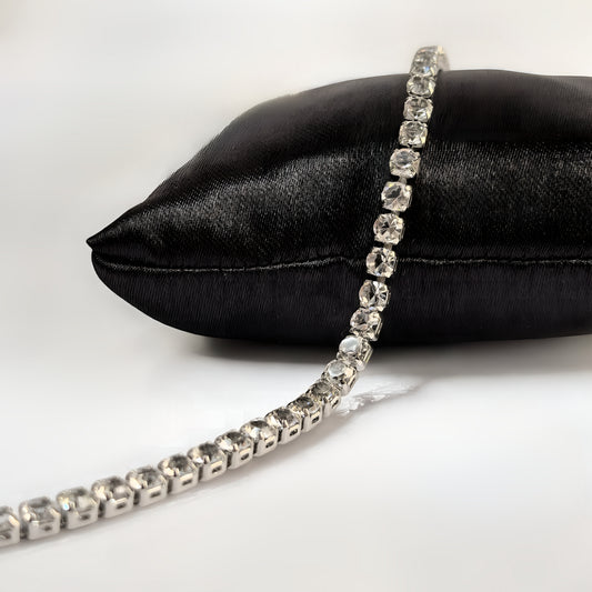 Bracelet Oro blanco chapado cubic zirconia