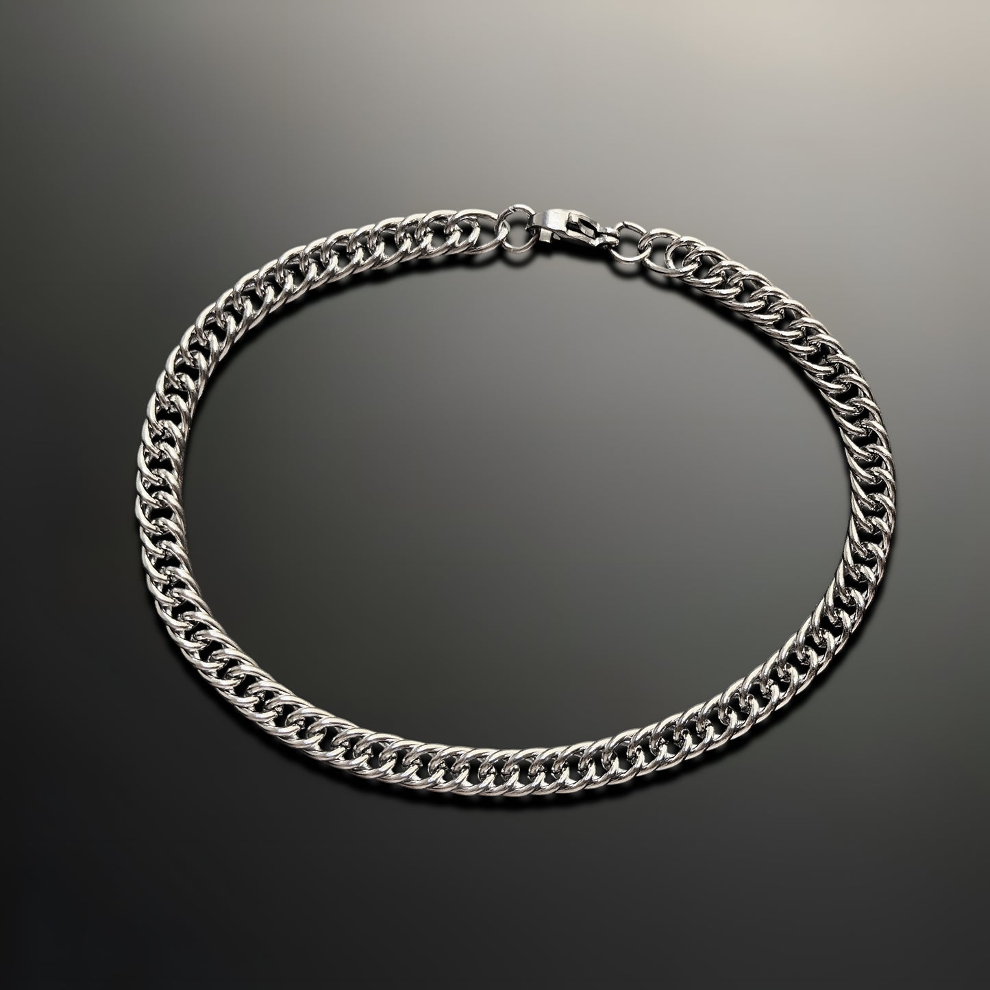 Esclava de Acero Inoxidable Trenzado Doble