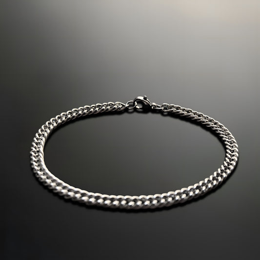 Esclava de Acero Inoxidable Trenzado Doble