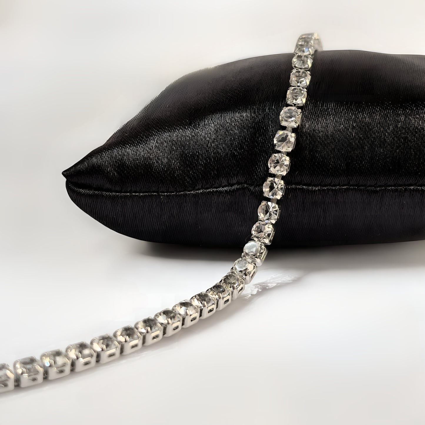 Bracelet Oro blanco chapado cubic zirconia