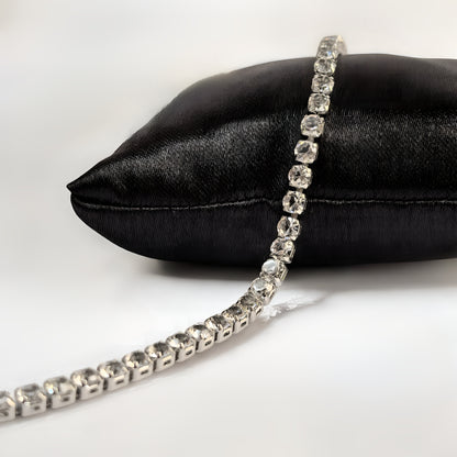 Bracelet Oro blanco chapado cubic zirconia