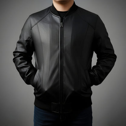 Chaqueta de Piel para Hombre – Edición Black