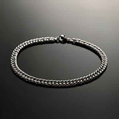 Esclava de Acero Inoxidable Trenzado Doble