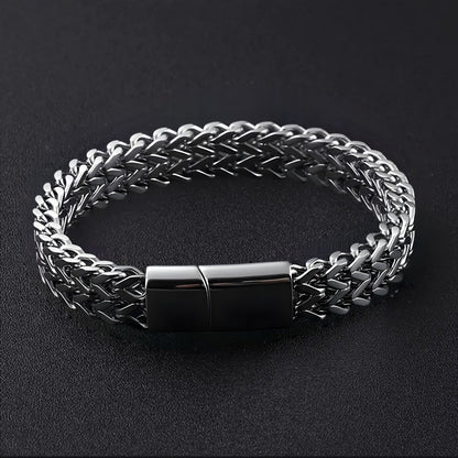 Esclava de Acero Inoxidable Trenzado