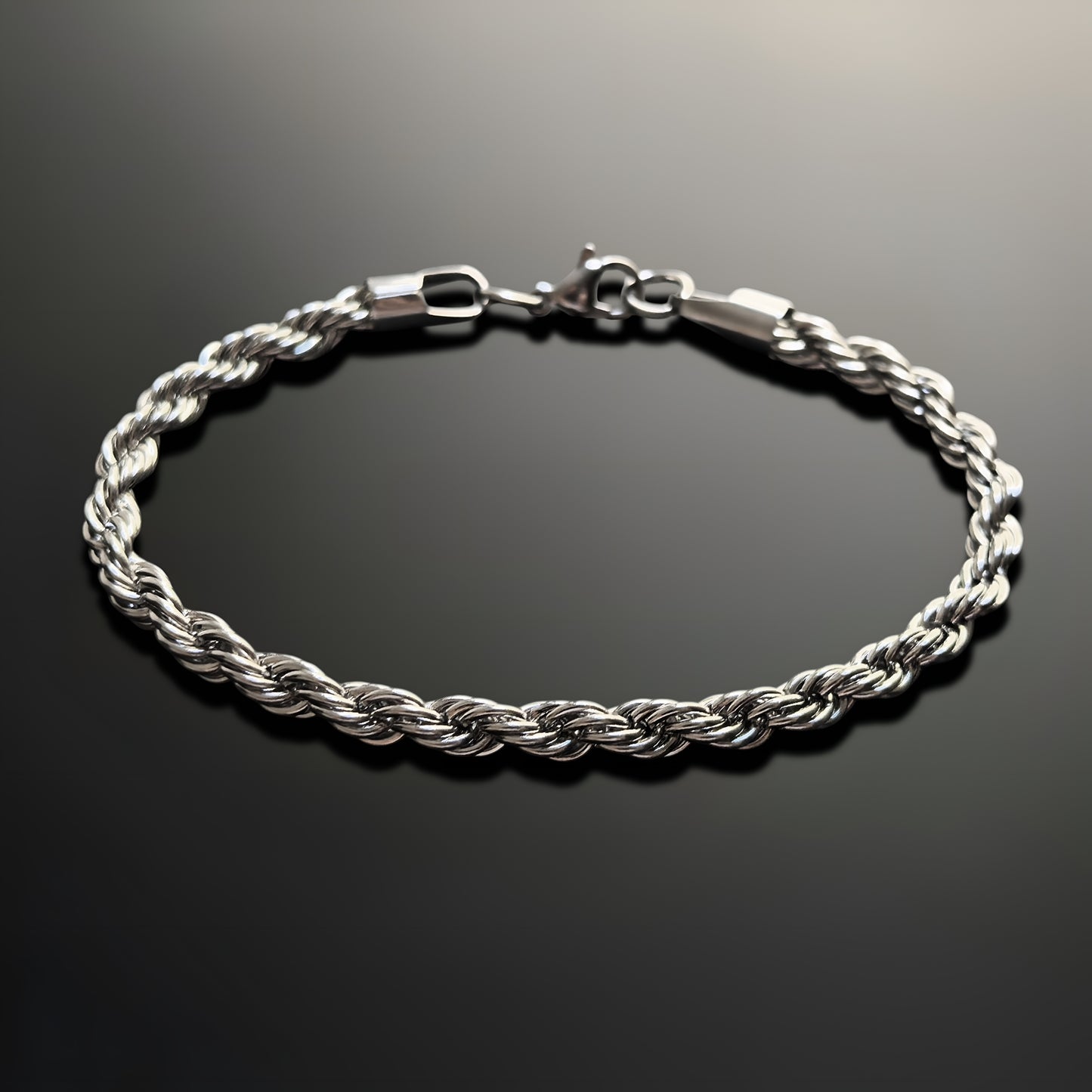 Esclava de Acero Inoxidable Trenza Redonda Premium