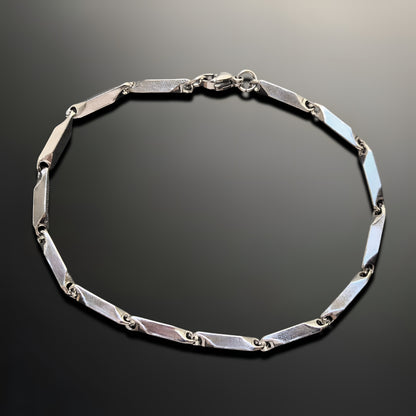 Esclava de Acero Inoxidable Eslabón Diamond Cut