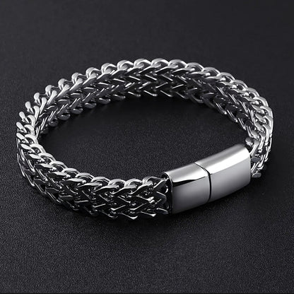 Esclava de Acero Inoxidable Trenzado