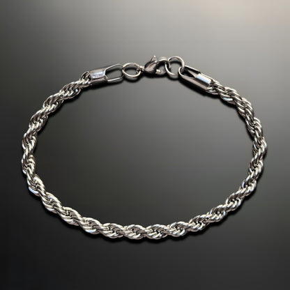 Esclava de Acero Inoxidable Trenza Redonda Premium